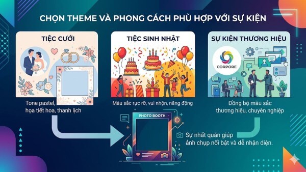 Chọn phong cách sự kiện phù hợp