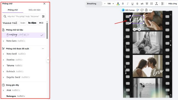 Tùy chọn thêm tiêu đề và trang trí tùy chọn