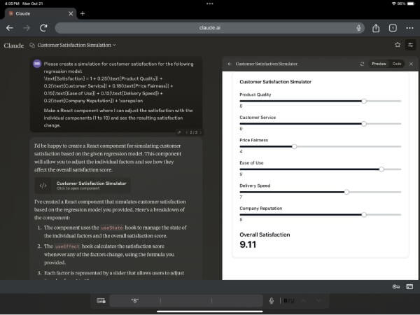 Một số thành phần React tương tác