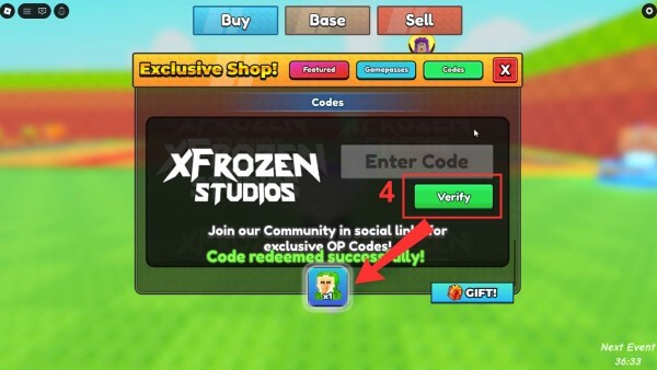 Nhấn Verify để xác nhận