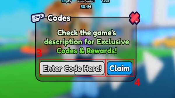 Dán chính xác mã code vào ô “Enter Code Here!”