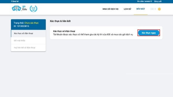 Nhấn Xác nhận ngay