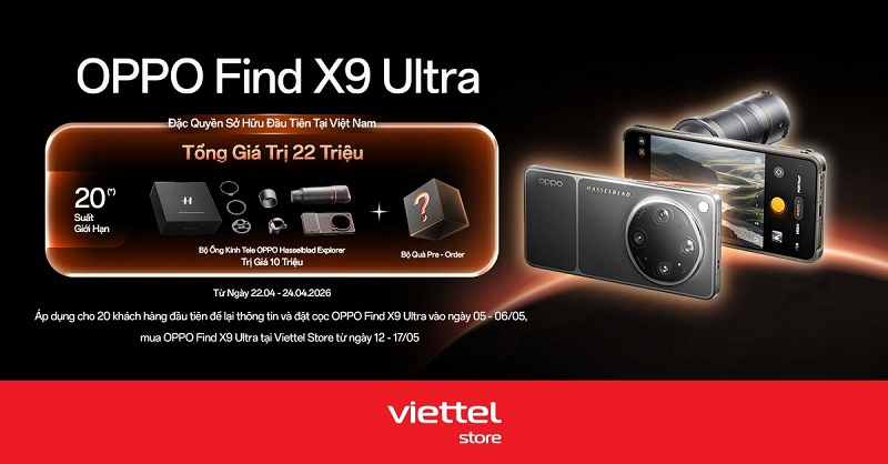 Đăng ký nhận thông tin OPPO Find X9 Ultra