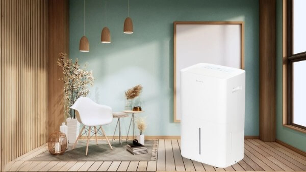 Máy hút ẩm 60L LUMIAS D6S-60L thiết kế gam màu trắng trang nhã