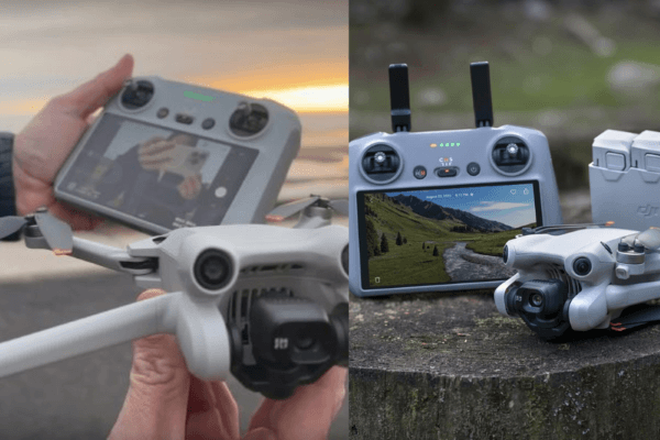 DJI Mini 3 Pro và Mini 4 Pro đều trang bị cảm biến 1/1.3 inch và hỗ trợ quay dọc 