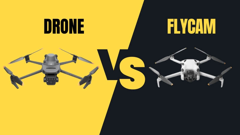 So sánh Drone và flycam khác nhau ra sao