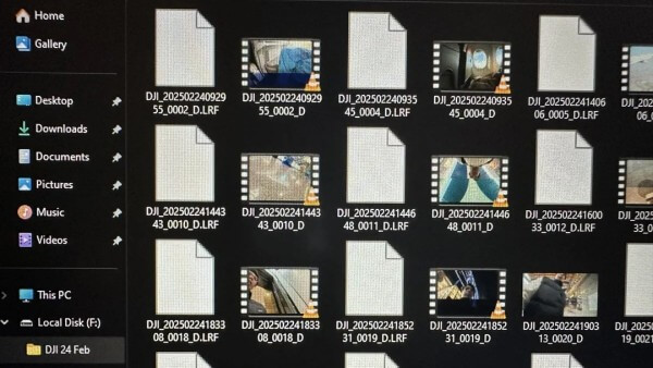 Những đặc điểm của file LRF trên flycam