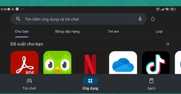 Mở cửa hàng Google Play 
