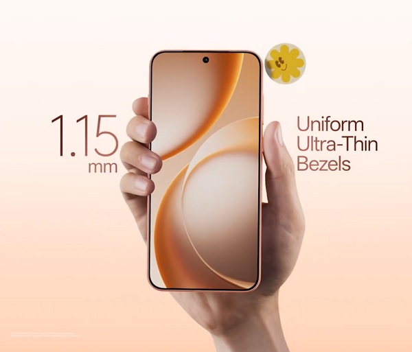 OPPO Find X9s sở hữu màn hình OLED 6.59 inch độ phân giải 1.5K, tần số quét 120Hz cùng viền siêu mỏng chỉ 1.15mm