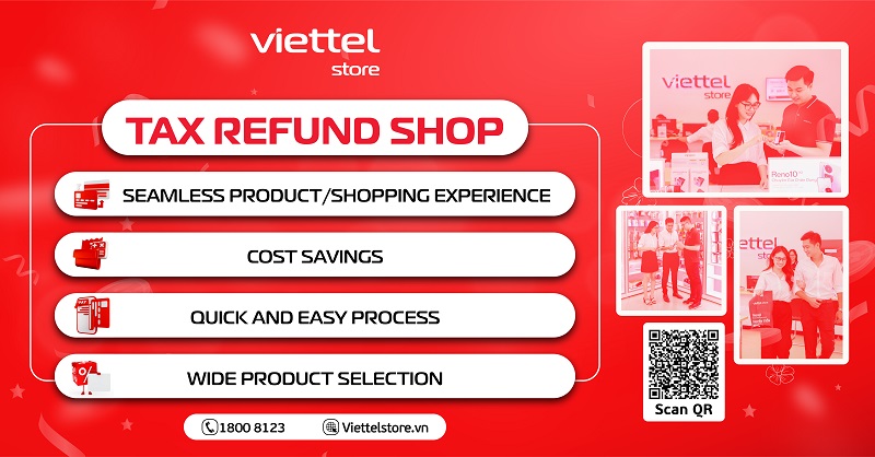 VAT Refund for Foreign Visitors Shopping at Viettel Store
