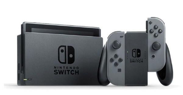 Nintendo Switch with Gray Joy-Con