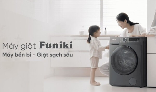 Máy giặt cửa trước Inverter Funiki 9.5kg HWM F885ADG