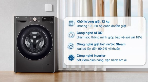 Đặc điểm nổi bật của máy giặt LG