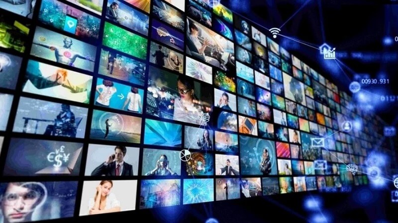 Máy thu hình có thể tiếp nhận tín hiệu hình ảnh và âm thanh từ nhiều nguồn 