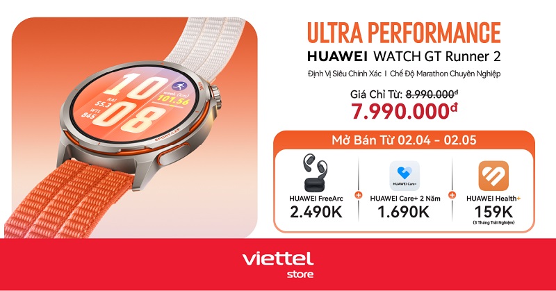 mở bán đồng hồ Huawei Watch GT Runner 2