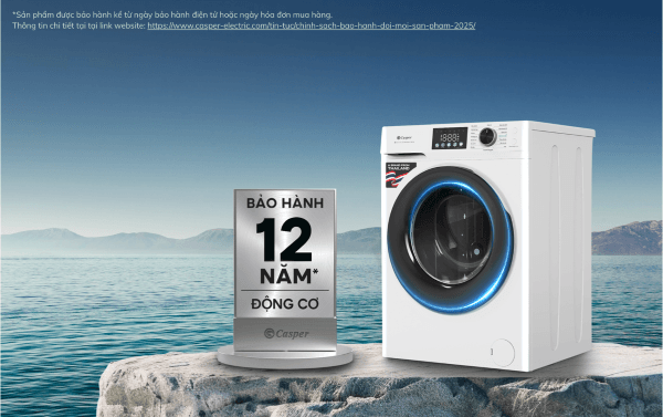 Máy giặt Casper Inverter 8.0 Kg WF-D8VWR1