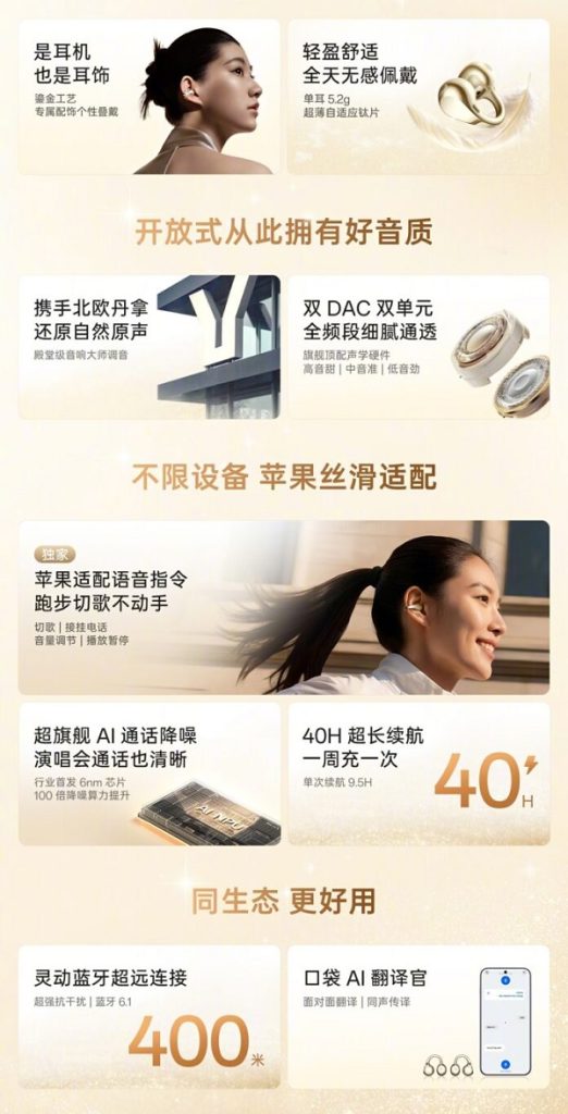 OPPO Enco Clip2 được trang bị nhiều công nghệ hiện đại