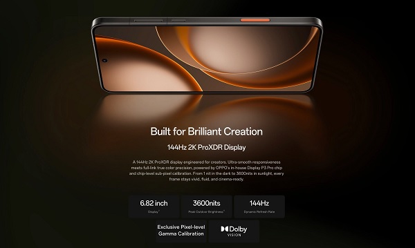 Máy sử dụng màn hình LTPO AMOLED 6.82 inch độ phân giải 2K+