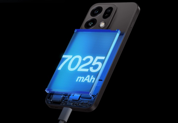OPPO Find X9s được trang bị viên pin dung lượng 7.025 mAh, hỗ trợ sạc nhanh 80W