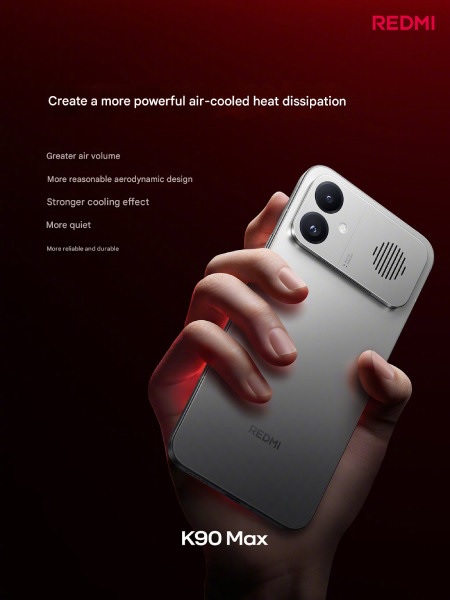 Redmi K90 Max có hệ thống tản nhiệt xịn sò
