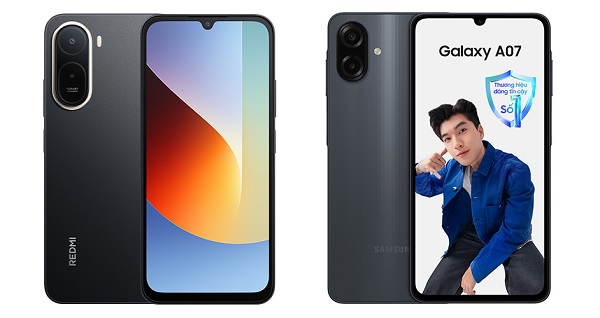 So sánh Xiaomi Redmi A7 Pro và Samsung Galaxy A07