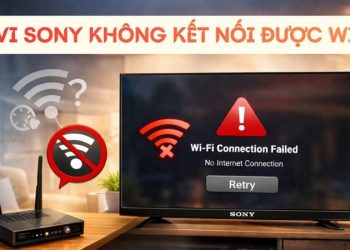 Hướng dẫn khắc phục lỗi tivi Sony không kết nối được Wifi chi tiết 2026
