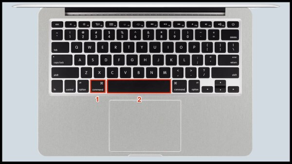 Nhấn Command (⌘) + Space