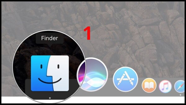 Mở Finder