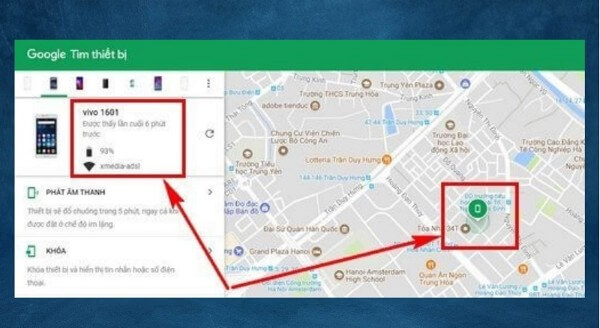 Đăng nhập tài khoản Google đang dùng trên thiết bị Vivo bị mất