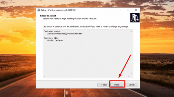 Nhấn Next và Install