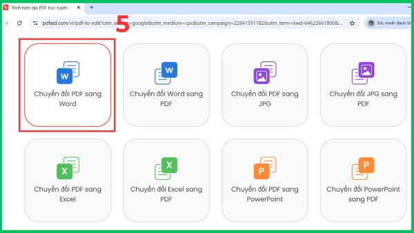 Lựa chọn công cụ chuyển đổi phù hợp