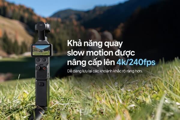 Camera DJI Osmo Pocket 4 Creator Combo cho chất lượng hình ảnh vượt trội