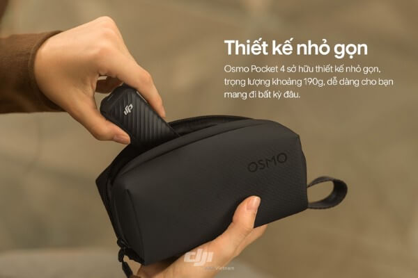Camera DJI Osmo Pocket 4 Creator Combo chỉ nặng khoảng 190