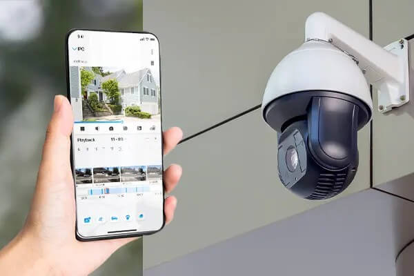 Dòng camera PTZ IP kết nối trực tiếp Internet