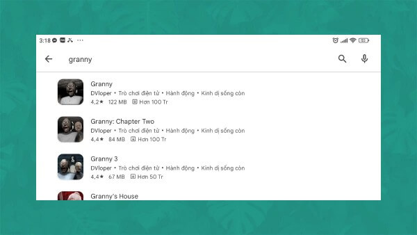 Tìm kiếm từ khóa “Granny”