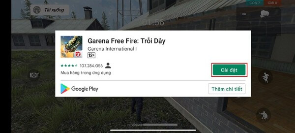 Hoàn tất cài đặt và chơi game