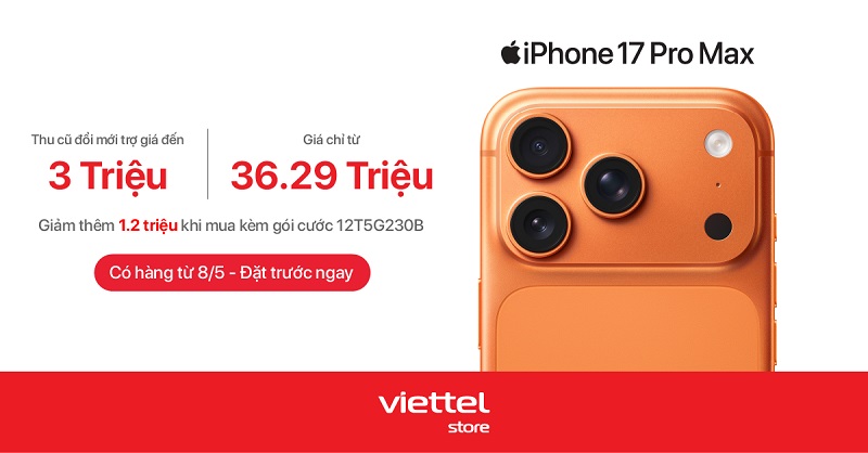 Đặt trước iPhone 17 Pro Max