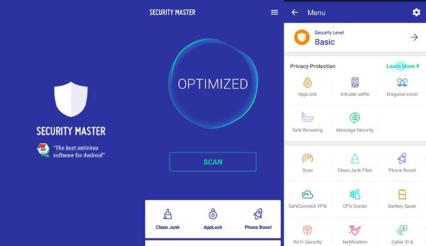 Ứng dụng bảo mật Security Master