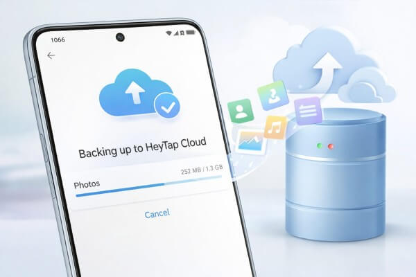 Luôn bật tính năng sao lưu trên HeyTap Cloud