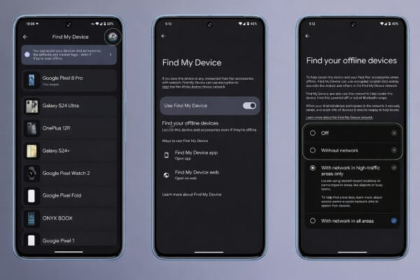 Bật tính năng Offline Finding Network