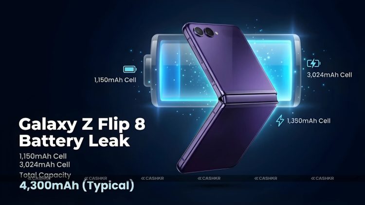 Samsung Galaxy Z Flip8 dự kiến sẽ tiếp tục sử dụng hệ thống pin kép