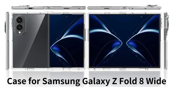 Thiết kế dự kiến của Galaxy Z Fold8 Wide