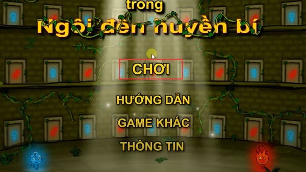 Mở trang website hỗ trợ game