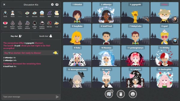 Những ưu điểm khi chơi game ma sói online