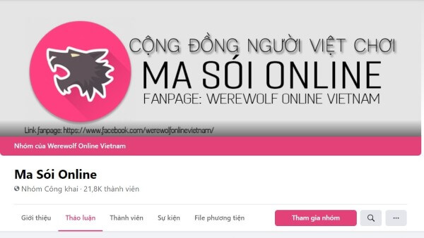 Chơi ma sói qua Facebook