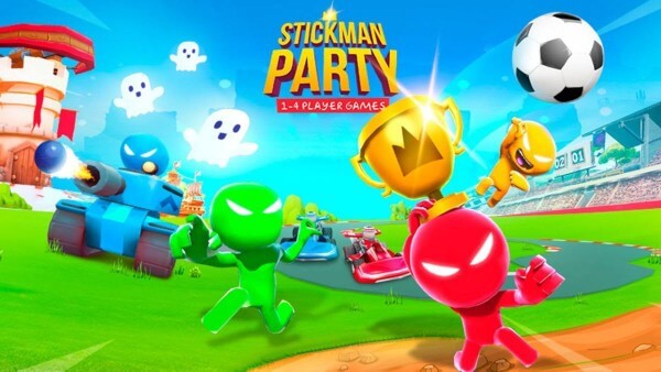 Stickman Party: 4 Player Games