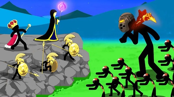 Game người que hành động đối kháng được thiết kế tối giản