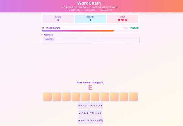 Nền tảng Play Word Chain