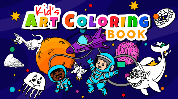 Coloring Book Kids Art