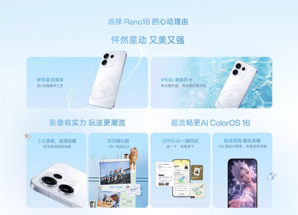 OPPO Reno16 có mức giá khởi điểm từ 3,499 CNY